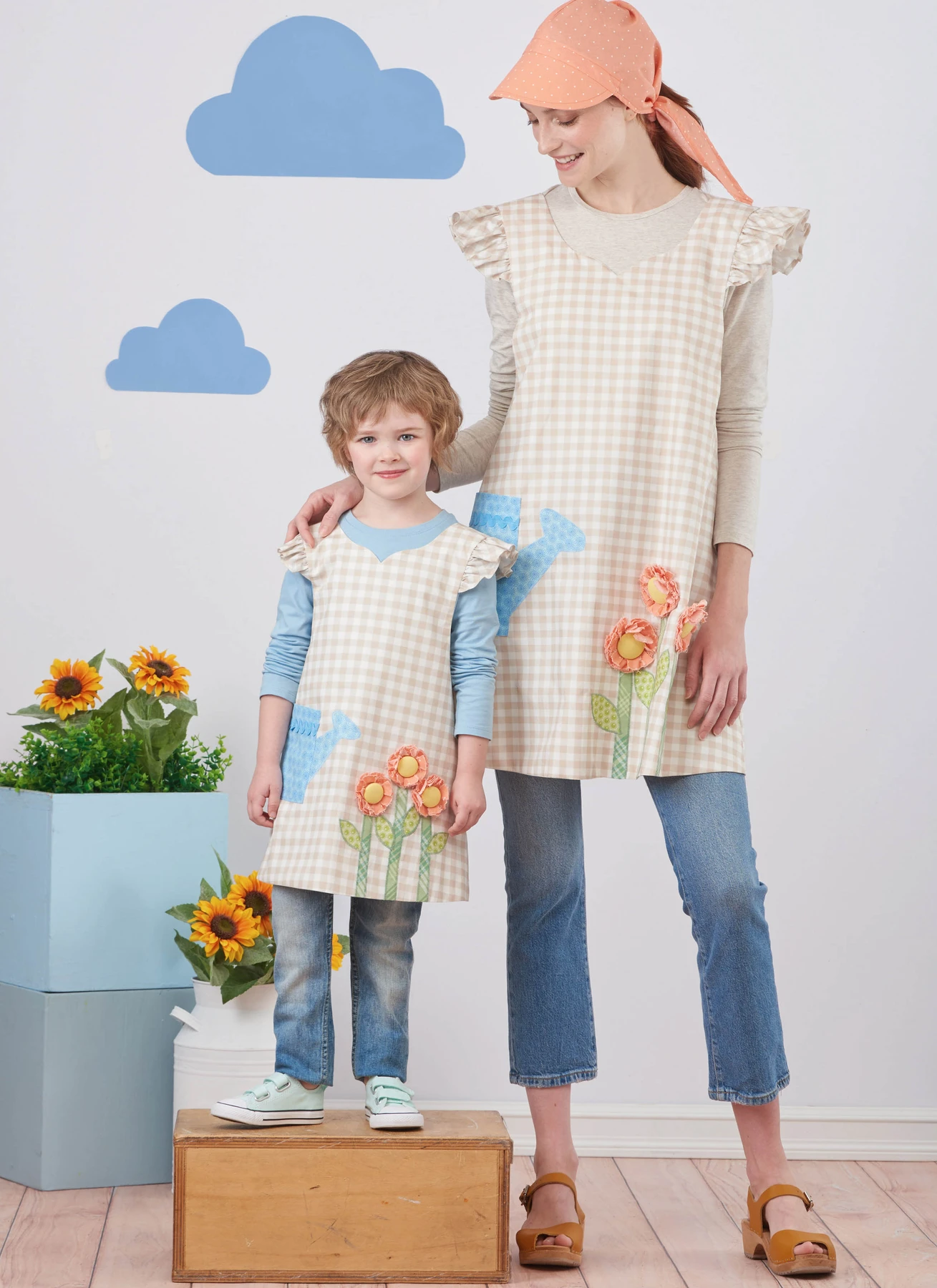Simplicity Sewing Pattern Children's and Misses' Wrap Around Apron and Scarf Hat by Ruby Jean's Closet (PDF) 2 Simplicity Sewing Pattern Children's and Misses' Wrap Around Apron and Scarf Hat by Ruby Jean's Closet (PDF)