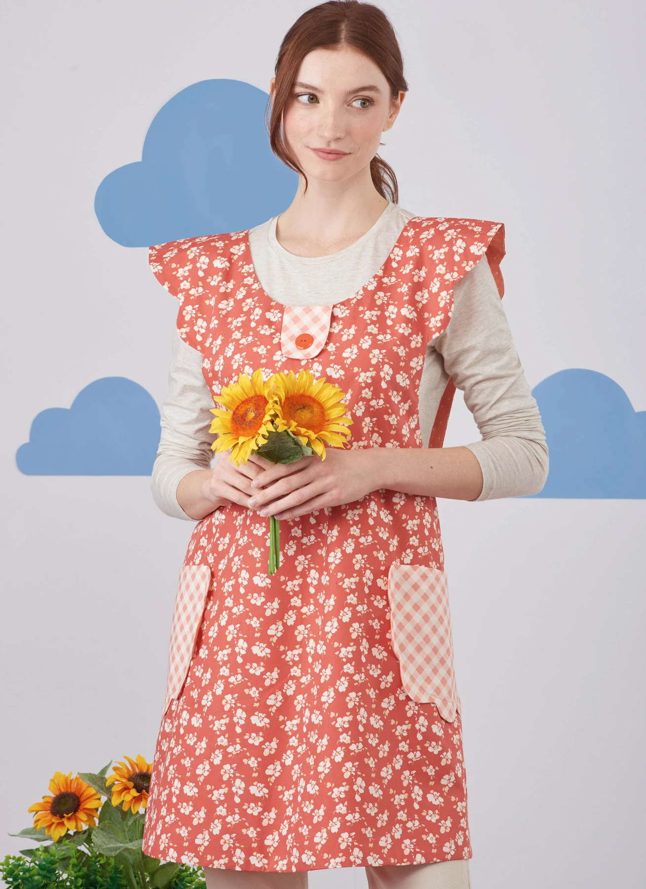 Simplicity Sewing Pattern Children's and Misses' Wrap Around Apron and Scarf Hat by Ruby Jean's Closet (PDF) 4 Simplicity Sewing Pattern Children's and Misses' Wrap Around Apron and Scarf Hat by Ruby Jean's Closet (PDF)