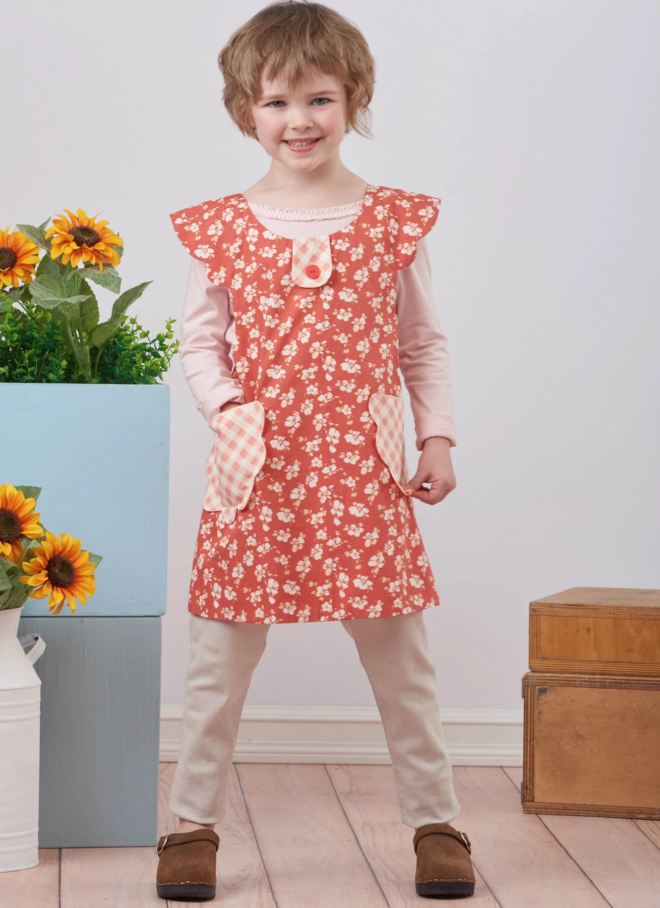 Simplicity Sewing Pattern Children's and Misses' Wrap Around Apron and Scarf Hat by Ruby Jean's Closet (PDF) 5 Simplicity Sewing Pattern Children's and Misses' Wrap Around Apron and Scarf Hat by Ruby Jean's Closet (PDF)