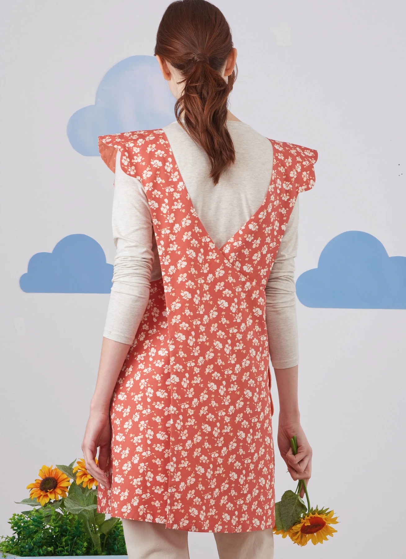 Simplicity Sewing Pattern Children's and Misses' Wrap Around Apron and Scarf Hat by Ruby Jean's Closet (PDF) 8 Simplicity Sewing Pattern Children's and Misses' Wrap Around Apron and Scarf Hat by Ruby Jean's Closet (PDF)