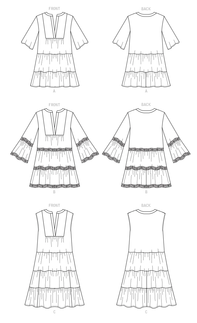 McCall's Sewing Pattern Misses' Dresses & Belt (PDF) 8 McCall's Sewing Pattern Misses' Dresses & Belt (PDF)