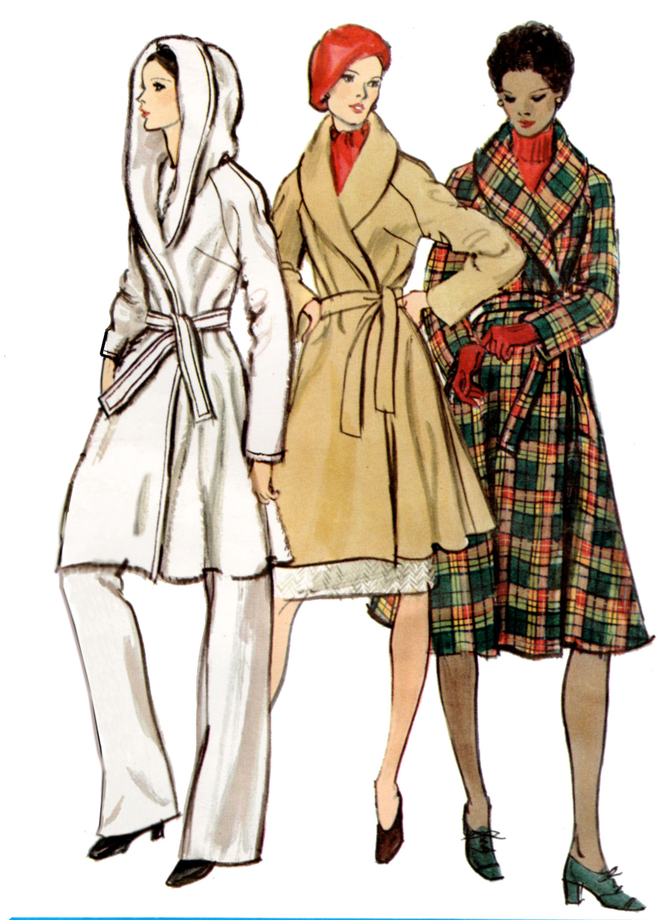 Vogue Patterns 1970s Misses' Vintage Lined Wrap Coat and Belt (PDF) 2 Vogue Patterns 1970s Misses' Vintage Lined Wrap Coat and Belt (PDF)