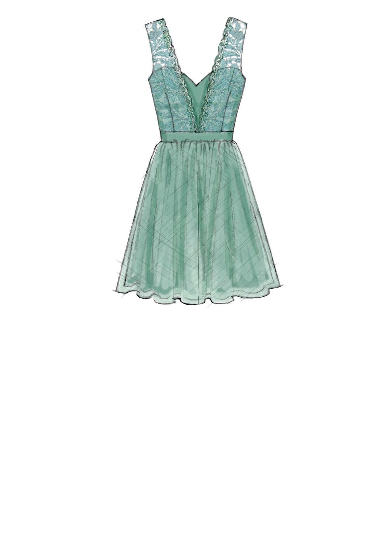 McCall's Sewing Pattern Misses' Mix-and-Match Sweetheart Dresses (PDF) 4 McCall's Sewing Pattern Misses' Mix-and-Match Sweetheart Dresses (PDF)