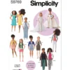 Simplicity Sewing Pattern 11 1/2" Fashion Clothes for Regular and Curvy Size Dolls by Andrea Schewe Designs 18 Simplicity Sewing Pattern 11 1/2" Fashion Clothes for Regular and Curvy Size Dolls by Andrea Schewe Designs