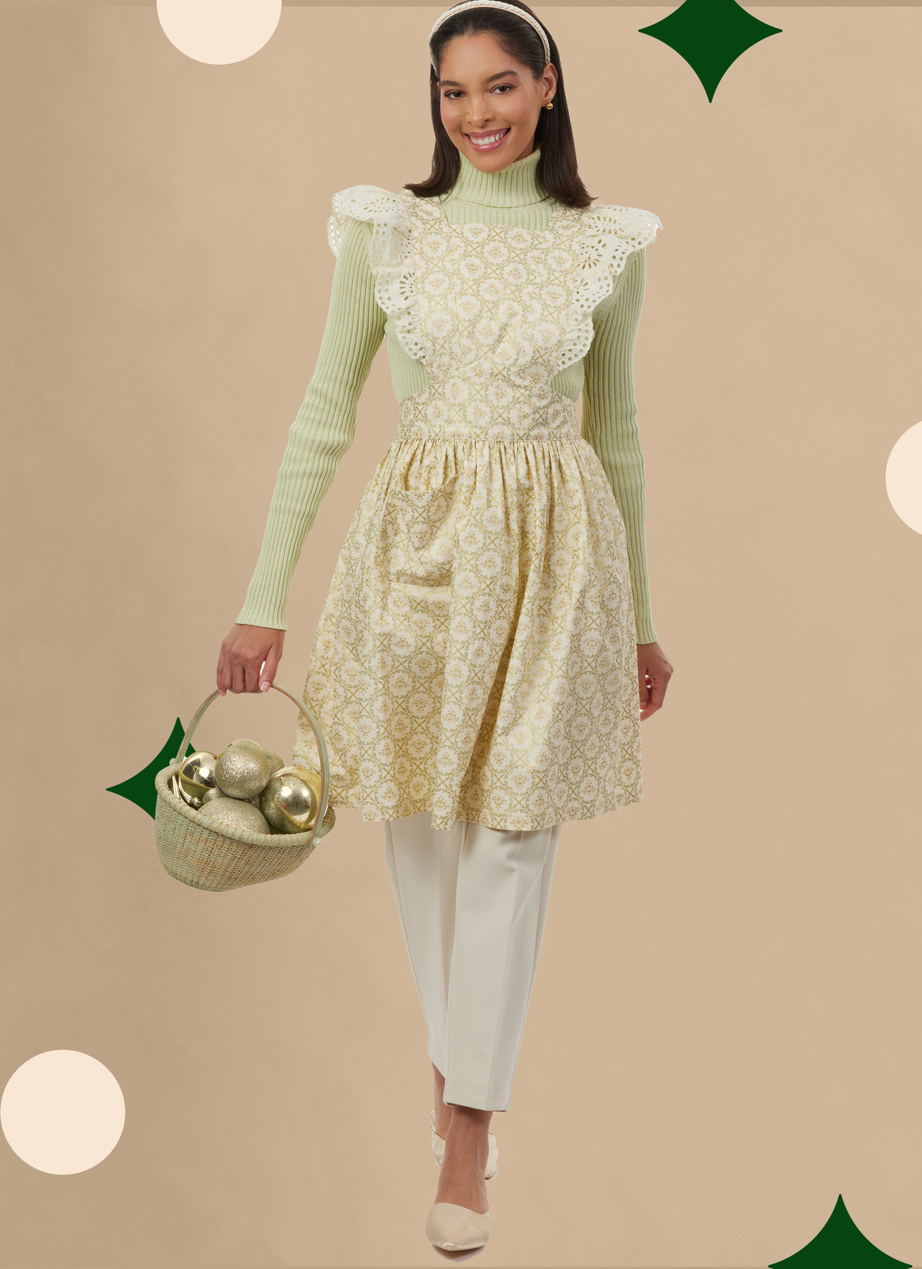 Simplicity Sewing Pattern 1940s Misses' Vintage Aprons 2 Simplicity Sewing Pattern 1940s Misses' Vintage Aprons