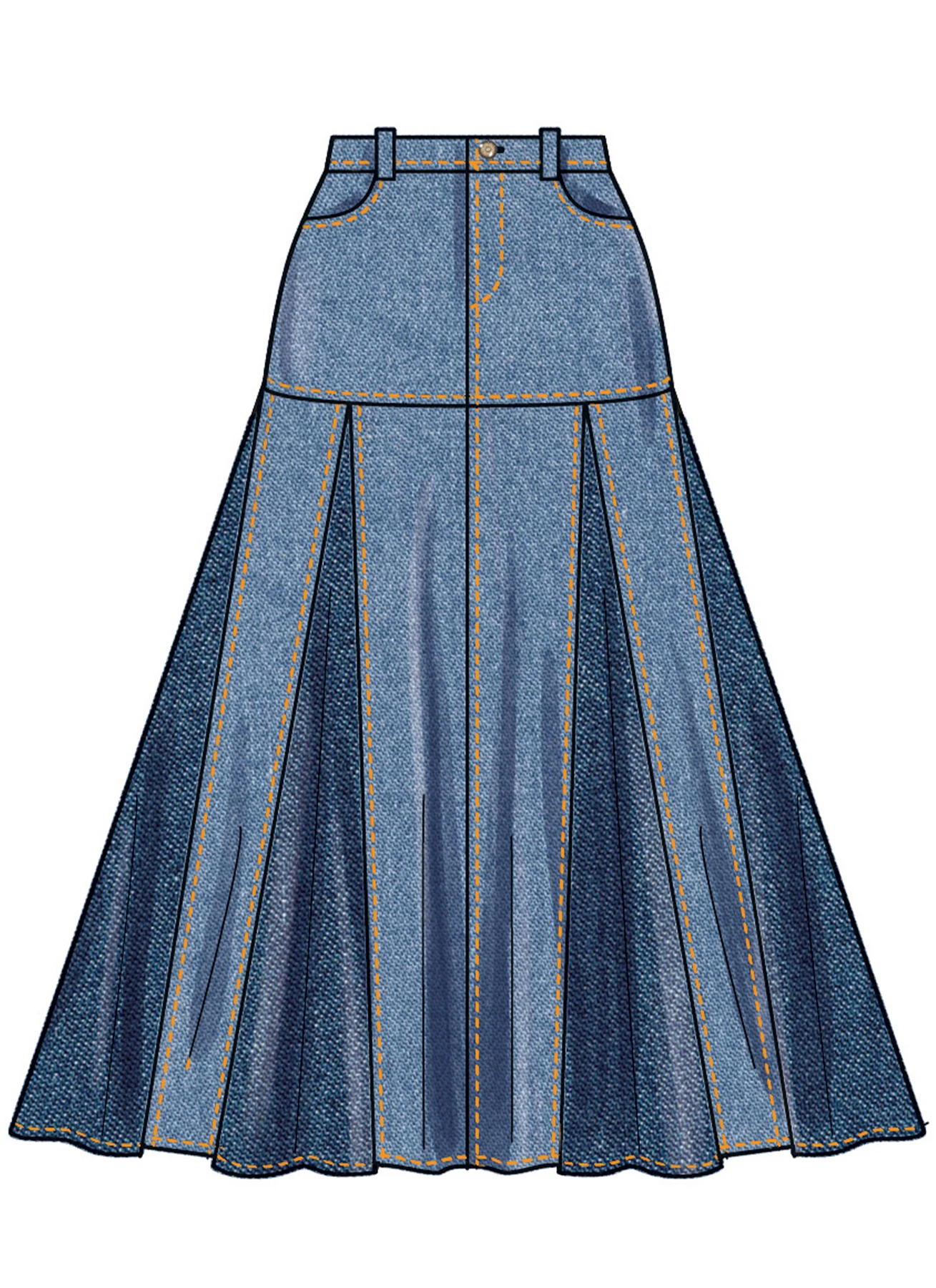 Simplicity Sewing Pattern Misses' Skirts (PDF) 5 Simplicity Sewing Pattern Misses' Skirts (PDF)