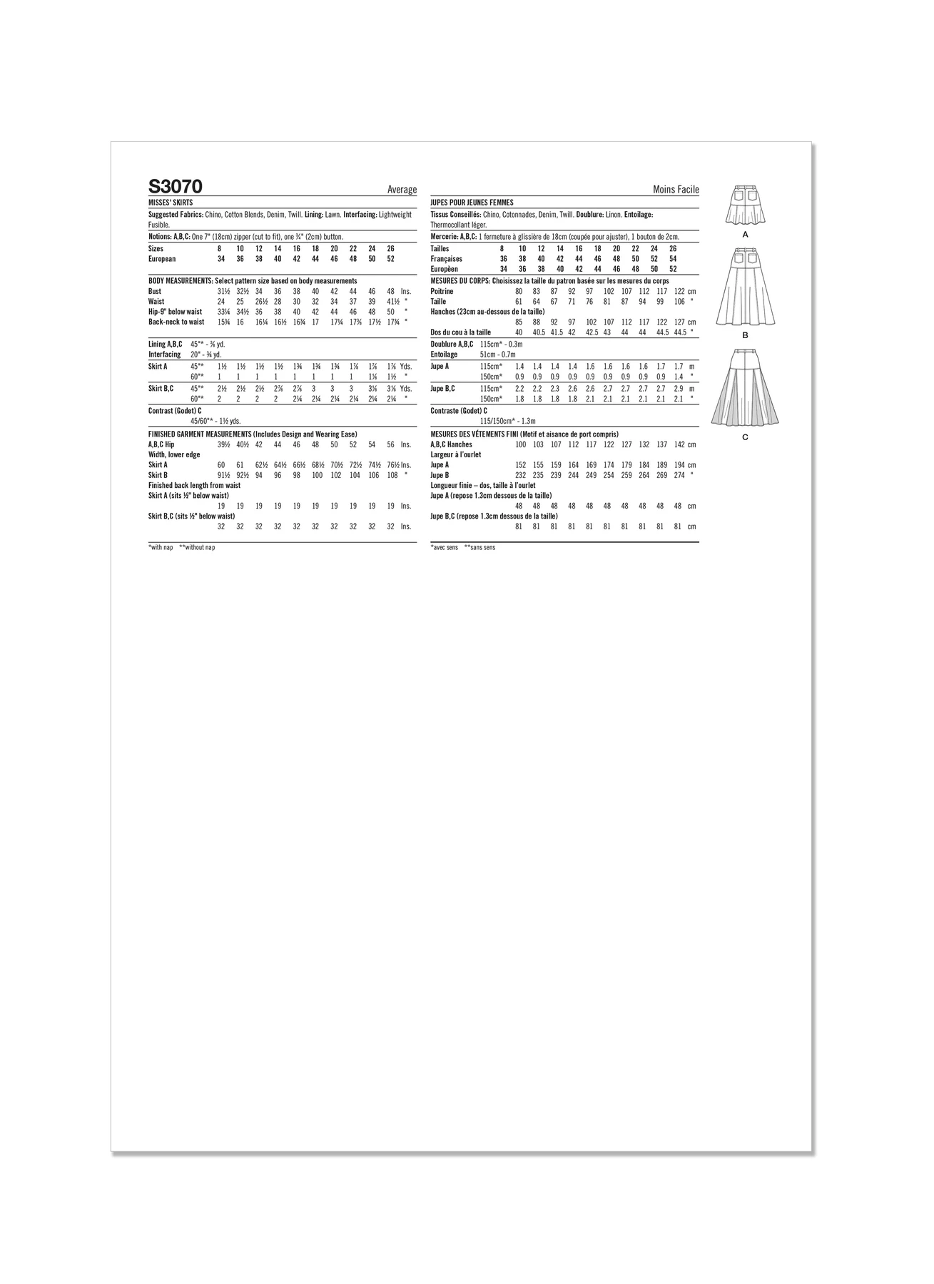 Simplicity Sewing Pattern Misses' Skirts (PDF) 7 Simplicity Sewing Pattern Misses' Skirts (PDF)