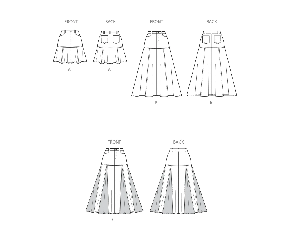 Simplicity Sewing Pattern Misses' Skirts (PDF) 8 Simplicity Sewing Pattern Misses' Skirts (PDF)