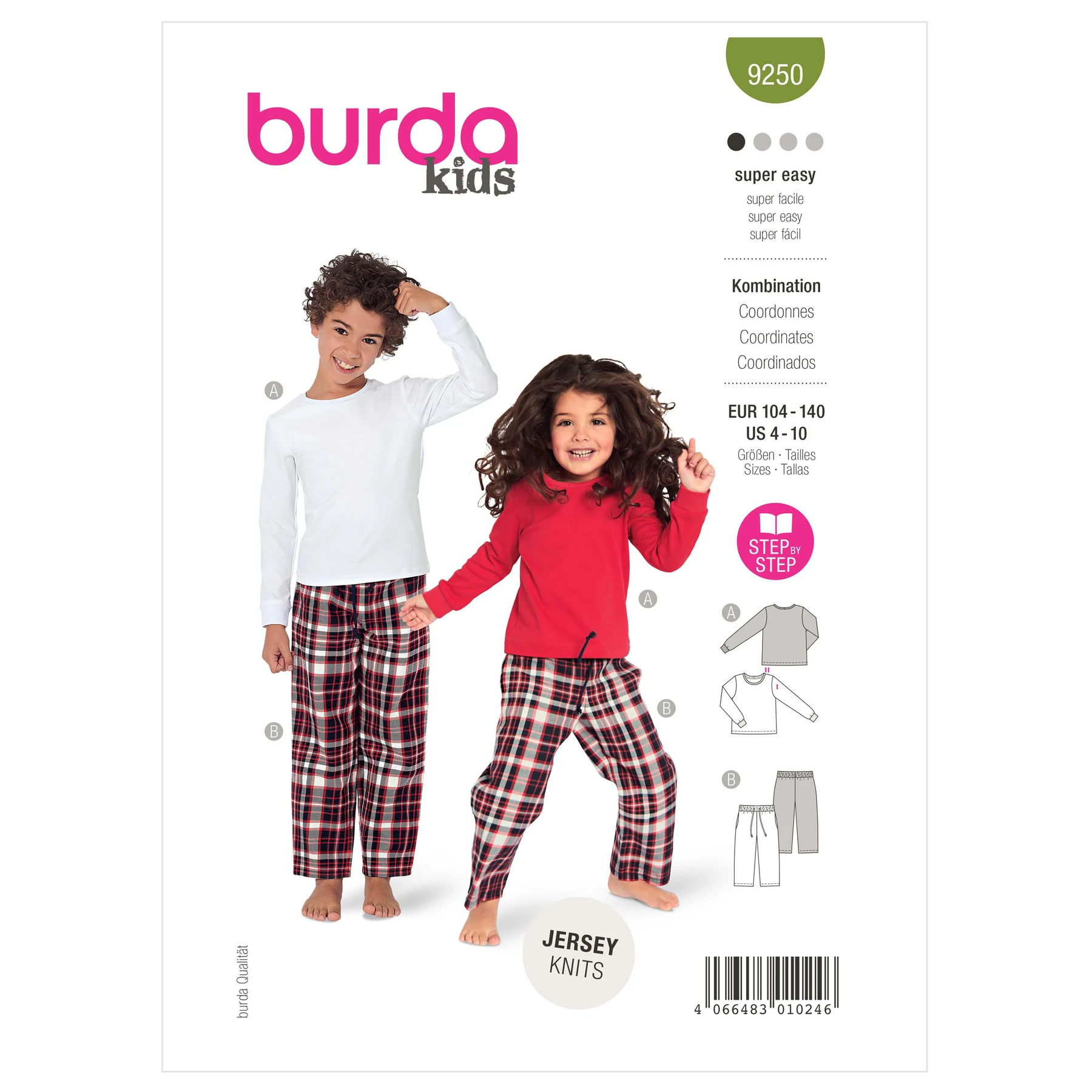 Burda Style Sewing Pattern 9250 Children's Co-ords 15 Burda Style Sewing Pattern 9250 Children's Co-ords