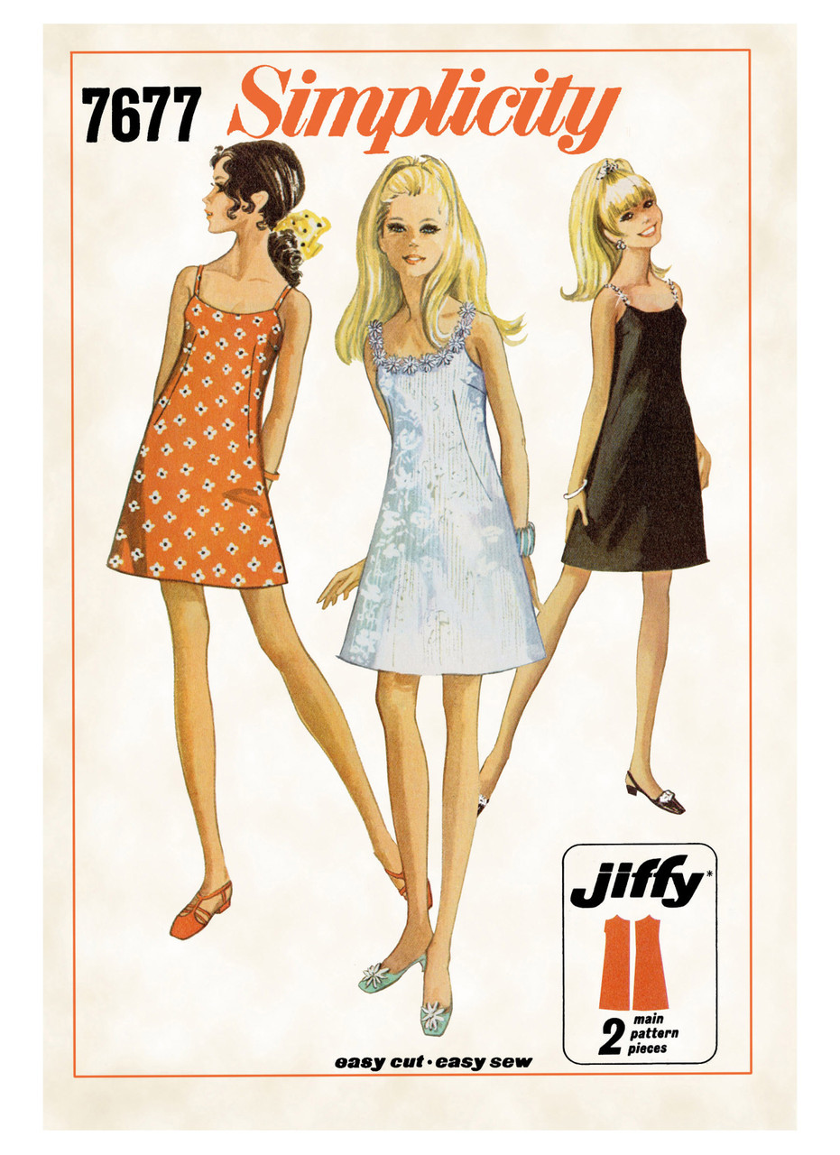 Simplicity Sewing Pattern 1960s Misses' Vintage Jiffy Dress (PDF) 2 Simplicity Sewing Pattern 1960s Misses' Vintage Jiffy Dress (PDF)