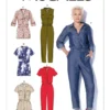 McCall's Sewing Pattern Misses' Button-Up Utility Jumpsuits and Rompers (PDF) 14 McCall's Sewing Pattern Misses' Button-Up Utility Jumpsuits and Rompers (PDF)