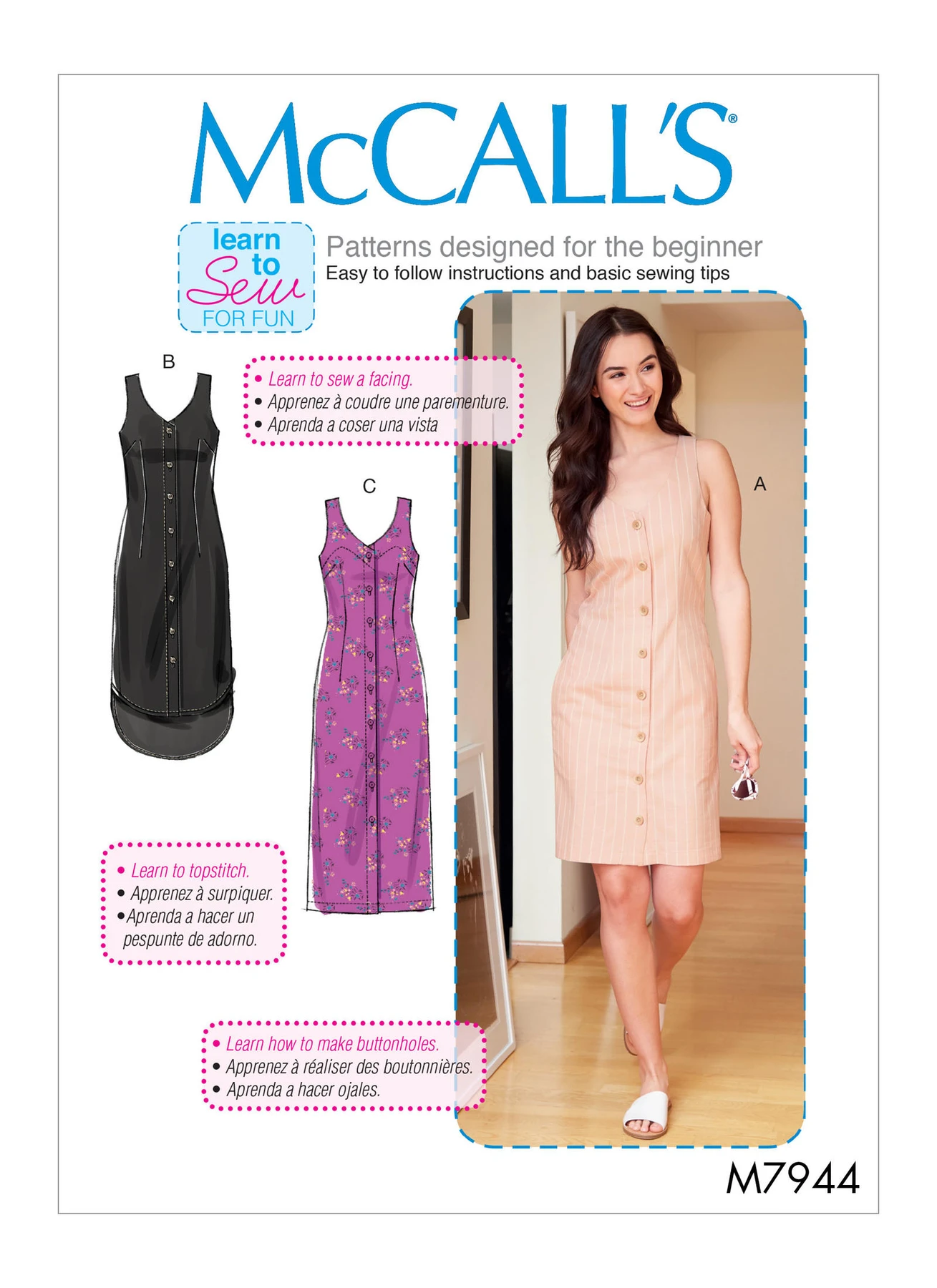 McCall's Sewing Pattern Misses'/Women's Dresses (PDF) 1 McCall's Sewing Pattern Misses'/Women's Dresses (PDF)