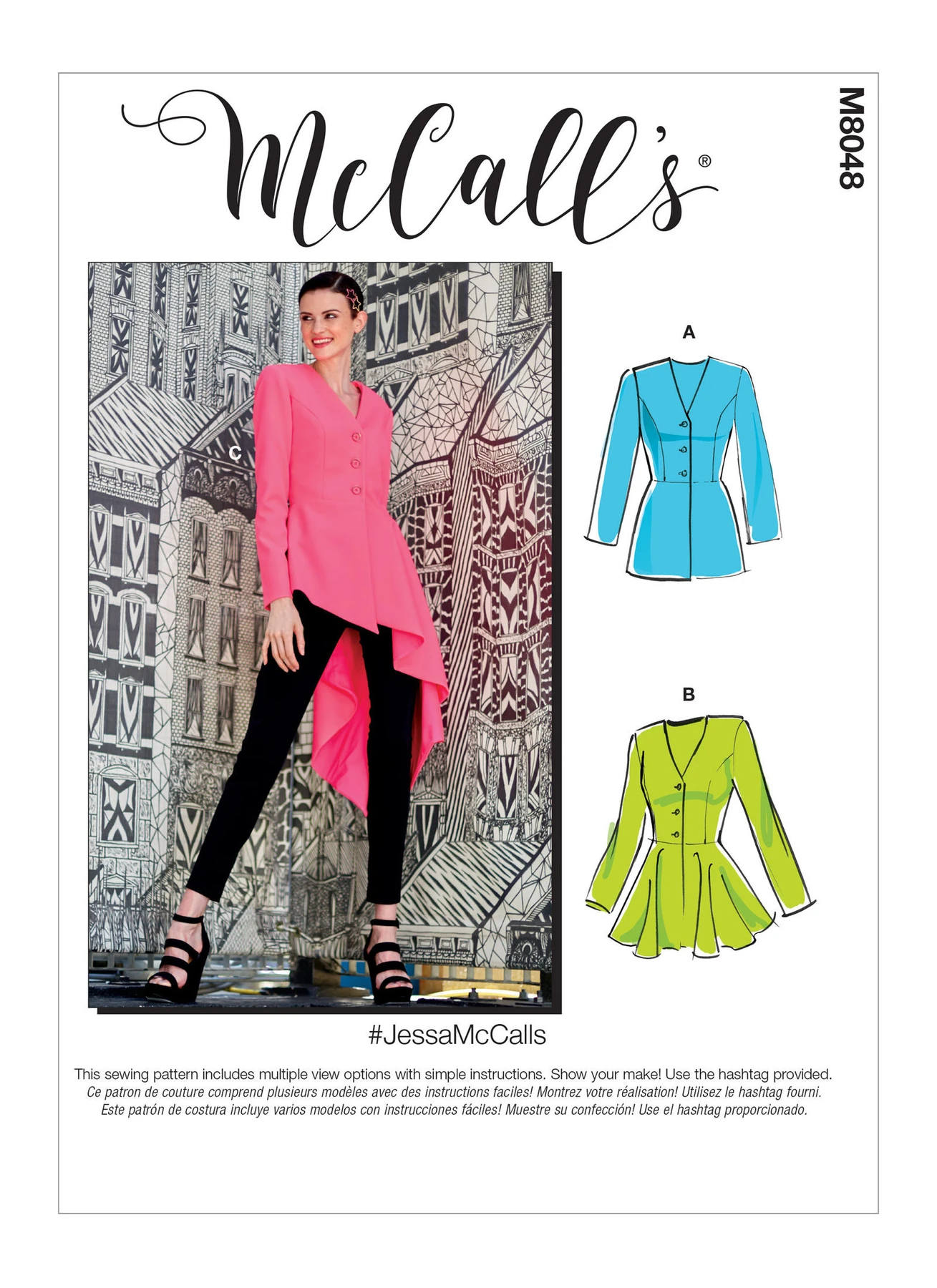 McCall's Sewing Pattern #JessaMcCalls - Misses' Jackets (PDF) 1 McCall's Sewing Pattern #JessaMcCalls - Misses' Jackets (PDF)