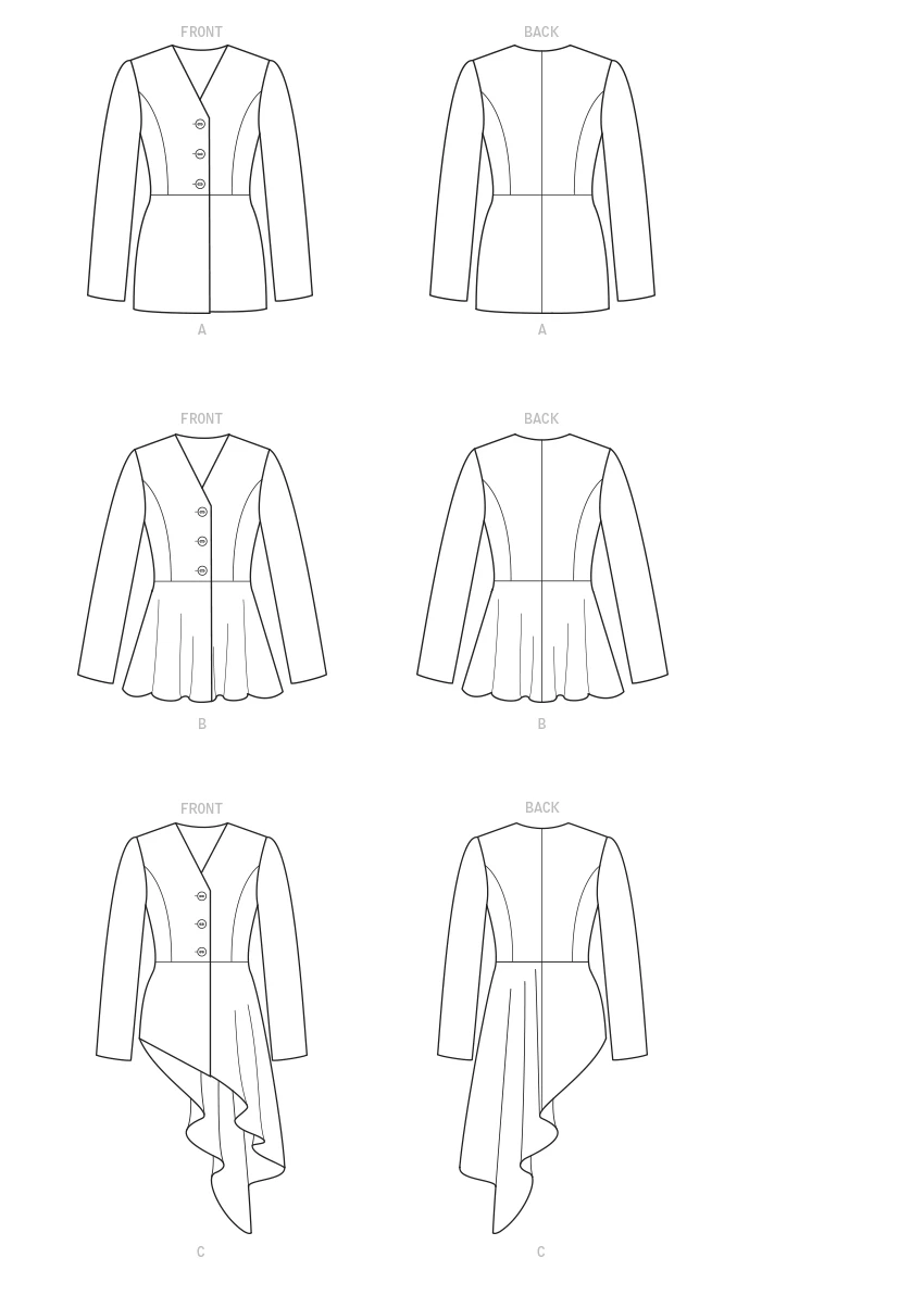 McCall's Sewing Pattern #JessaMcCalls - Misses' Jackets (PDF) 8 McCall's Sewing Pattern #JessaMcCalls - Misses' Jackets (PDF)