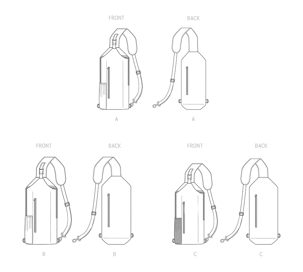 Simplicity Sewing Pattern Sling Bags in Two Sizes 4 Simplicity Sewing Pattern Sling Bags in Two Sizes