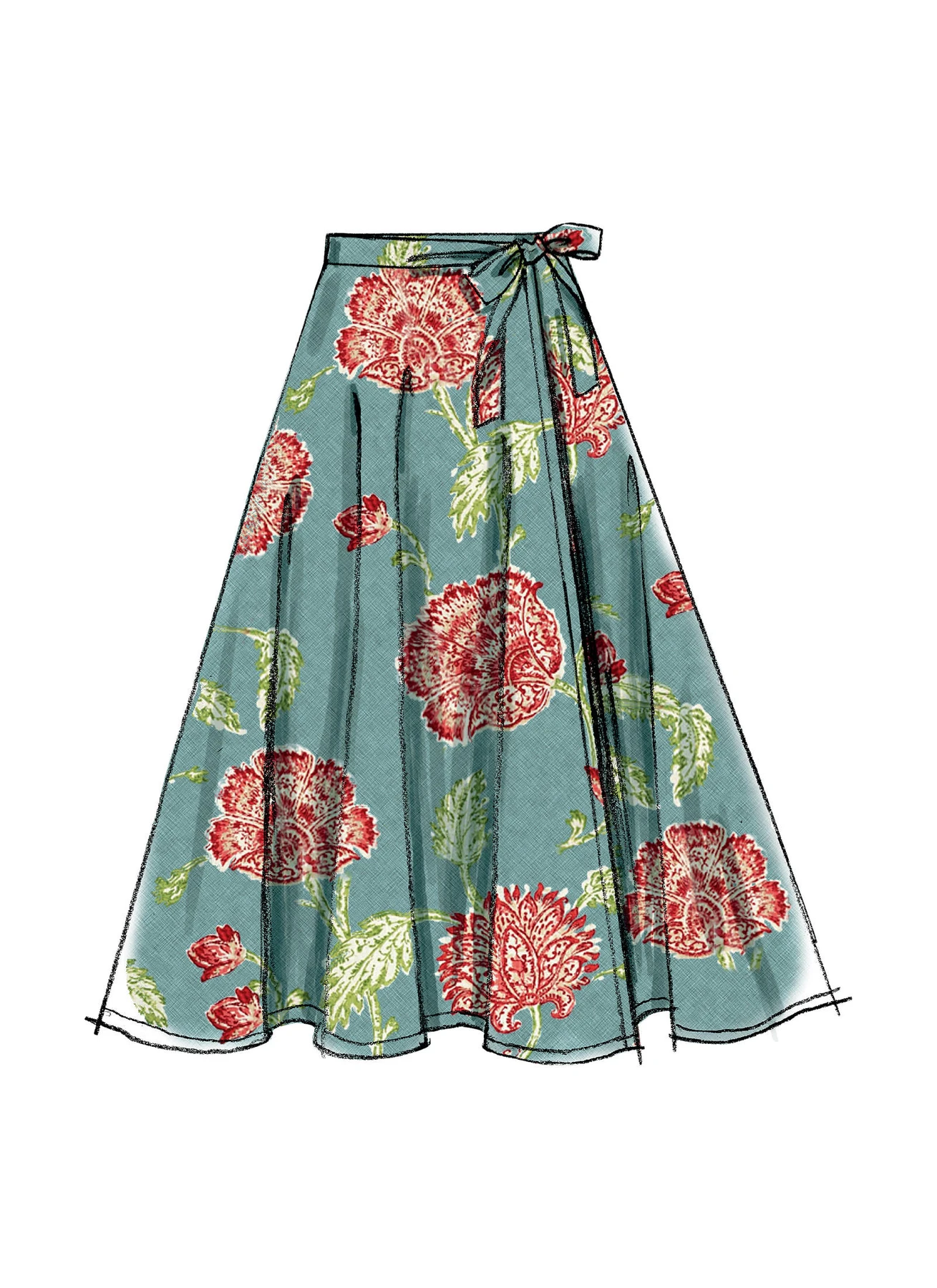 McCall's Sewing Pattern Misses' Wrap Skirts 7 McCall's Sewing Pattern Misses' Wrap Skirts