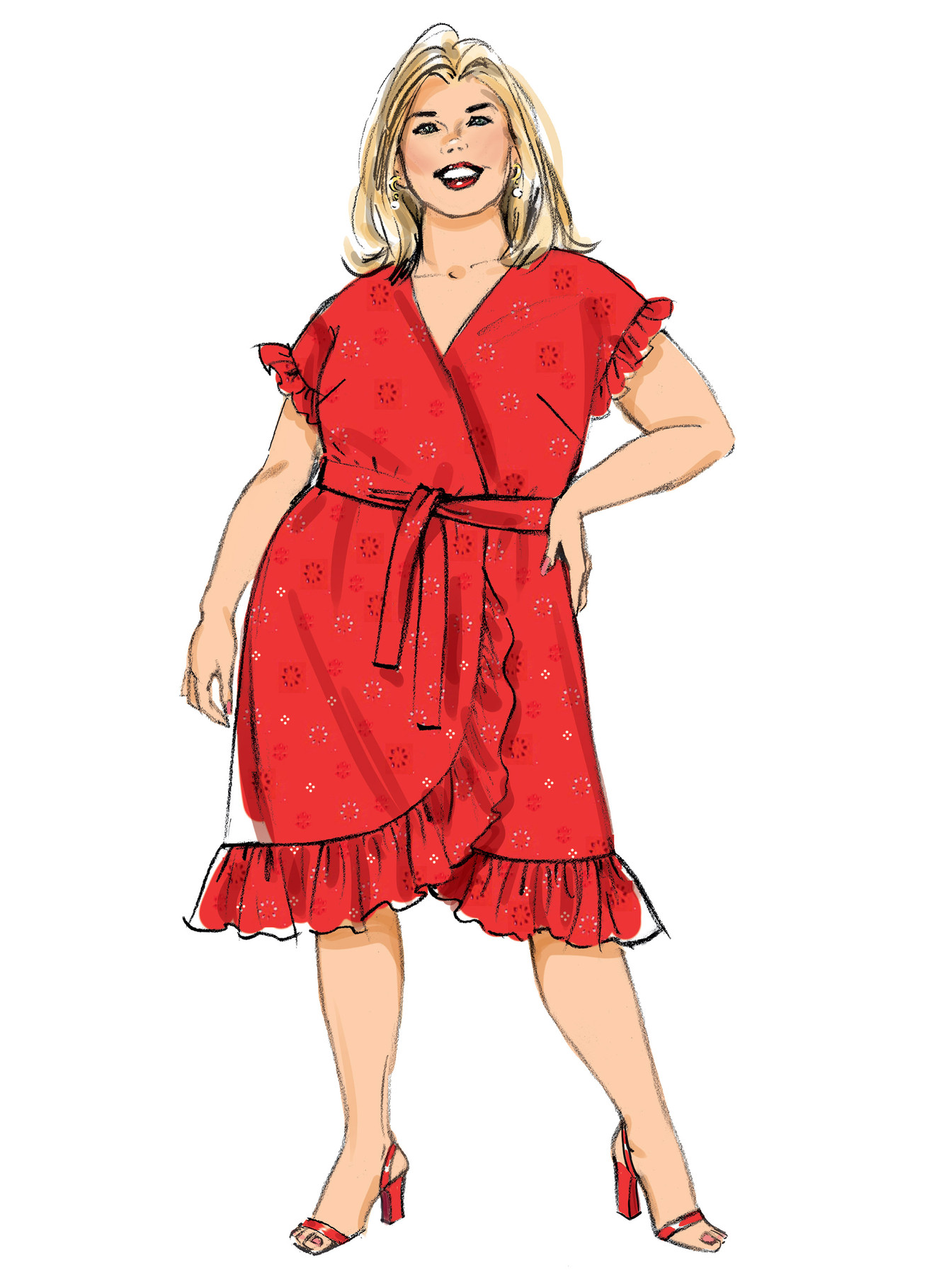Butterick Sewing Pattern Women's Dress and Sash 3 Butterick Sewing Pattern Women's Dress and Sash