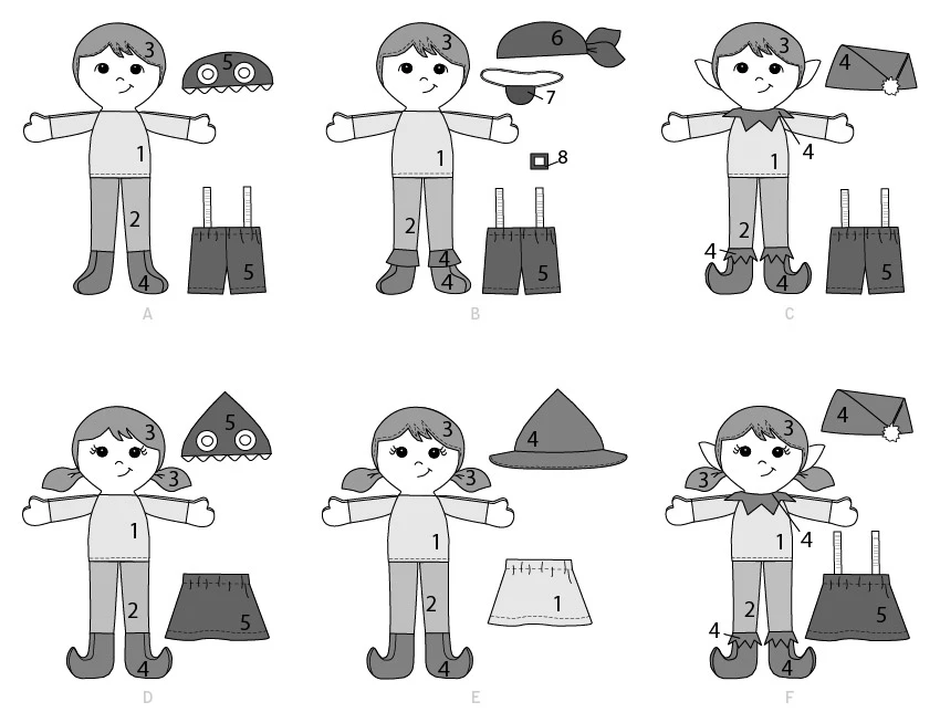 McCall's Sewing Pattern Dolls (PDF) 13 McCall's Sewing Pattern Dolls (PDF)
