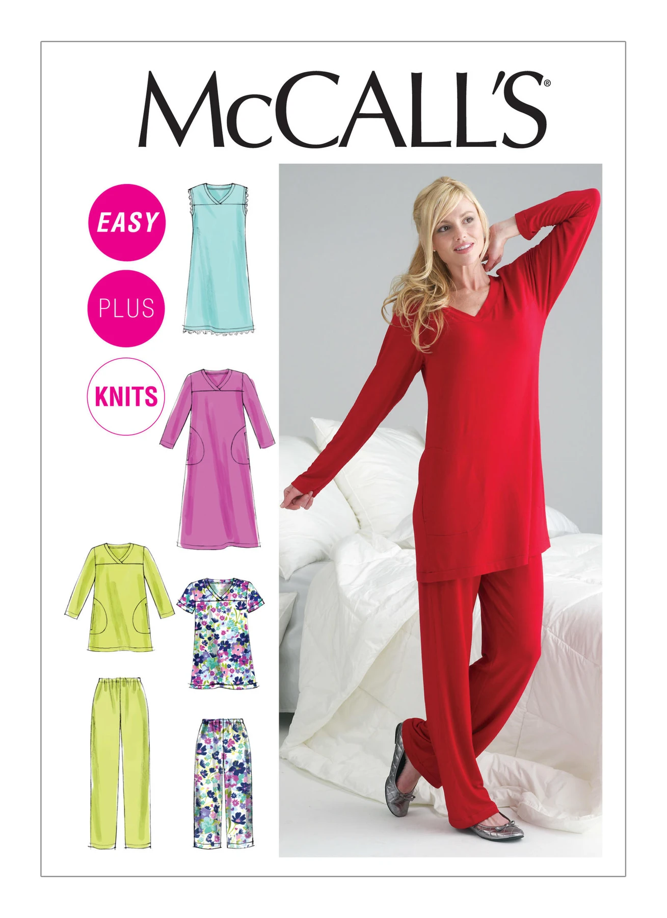 McCall's Sewing Pattern Misses'/Women's Top, Tunic, Gowns and Pants (PDF) 1 McCall's Sewing Pattern Misses'/Women's Top, Tunic, Gowns and Pants (PDF)
