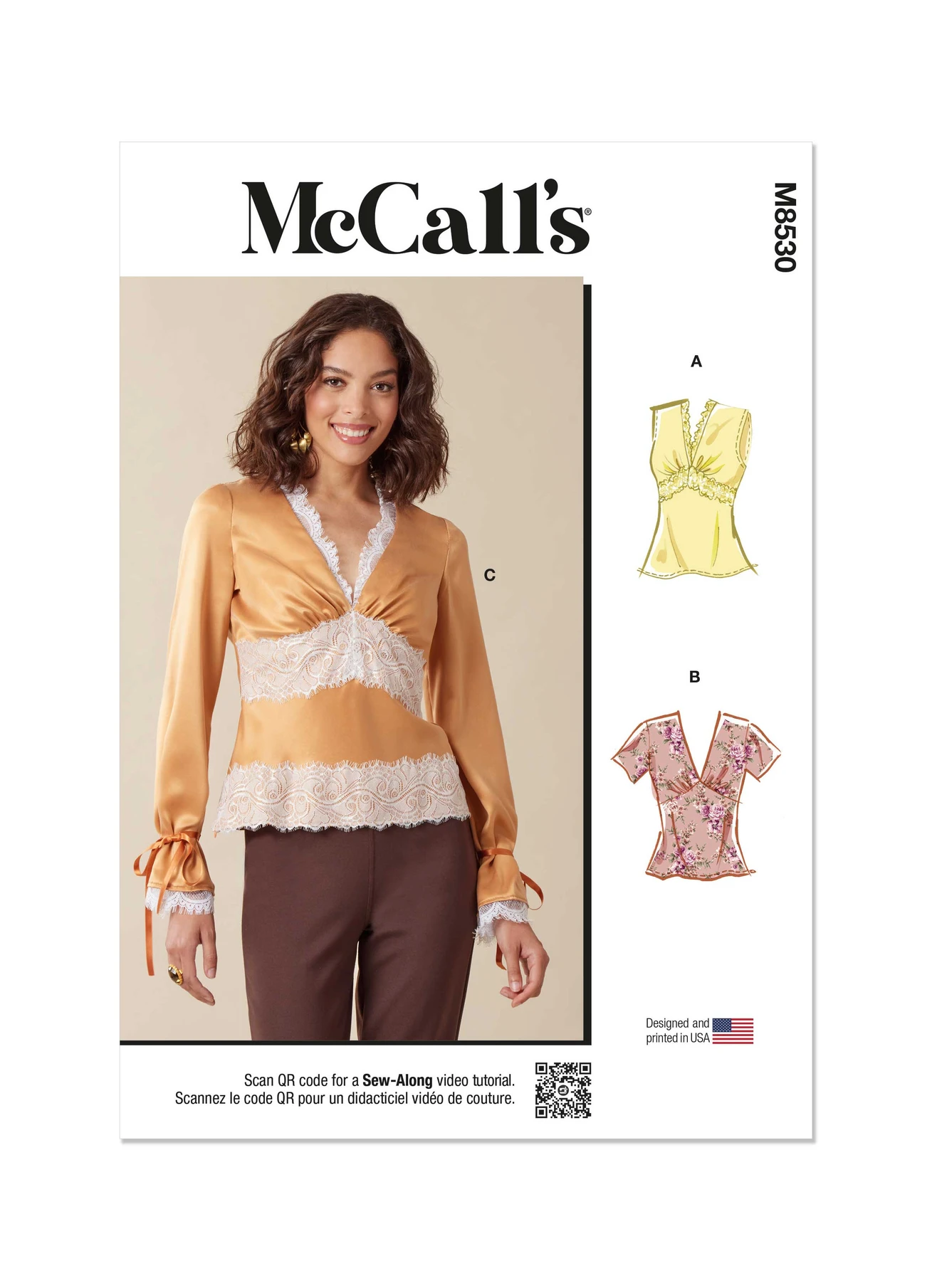McCall's Sewing Pattern Misses' Tops (PDF) 1 McCall's Sewing Pattern Misses' Tops (PDF)