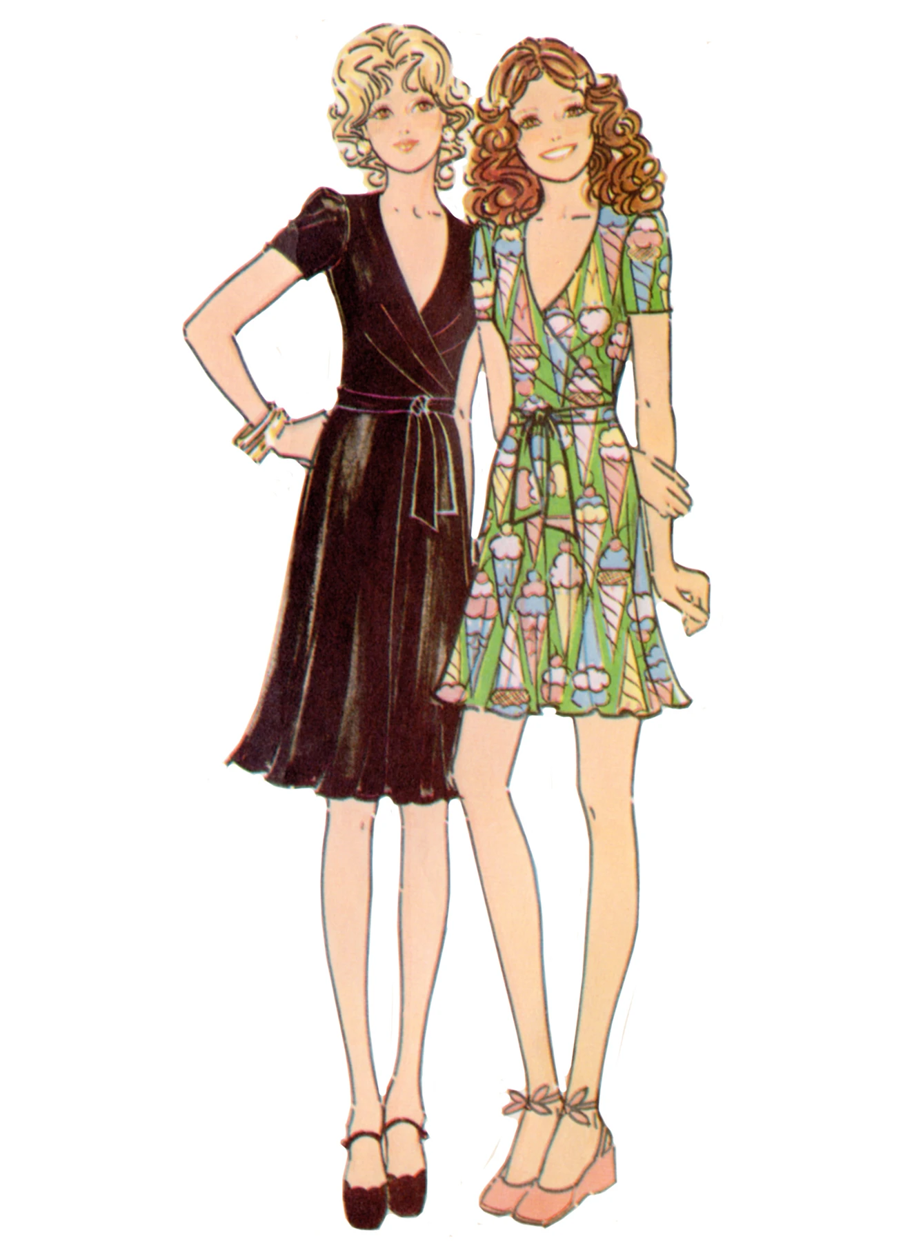 McCall's Sewing Pattern 1970s Misses' Knit Dress 2 McCall's Sewing Pattern 1970s Misses' Knit Dress