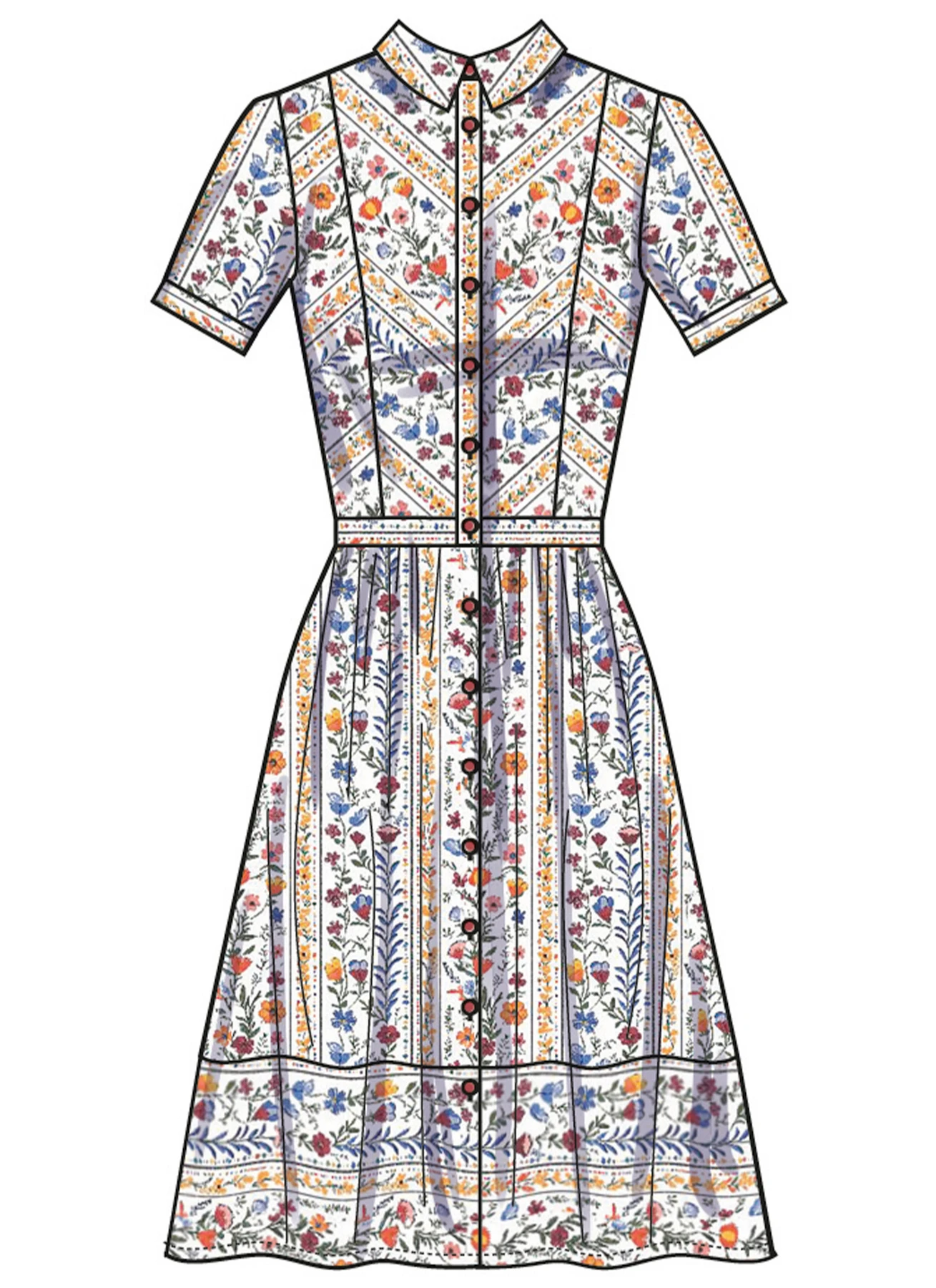 Simplicity Sewing Pattern Misses' Dress with Sleeve and Length Variations 3 Simplicity Sewing Pattern Misses' Dress with Sleeve and Length Variations