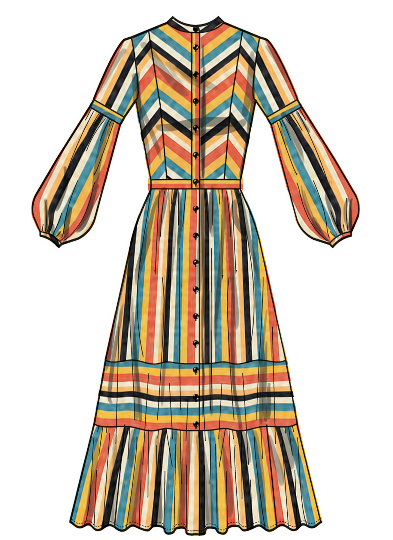 Simplicity Sewing Pattern Misses' Dress with Sleeve and Length Variations 5 Simplicity Sewing Pattern Misses' Dress with Sleeve and Length Variations