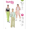 Burda Style Sewing Pattern 5761 Misses' Cargo Trouser Pants