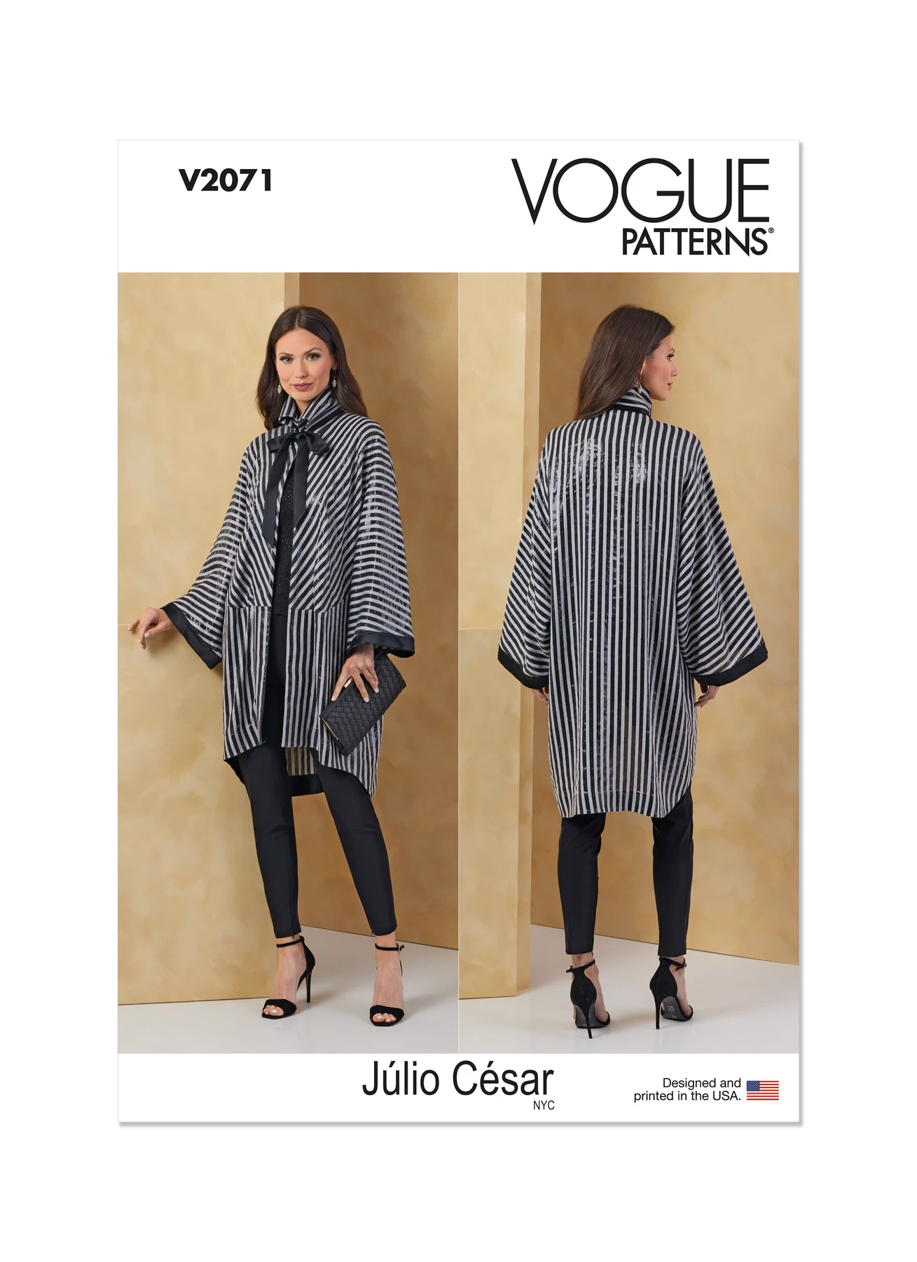 Vogue Patterns Misses' Jacket by Julio Cesar NYC 1 Vogue Patterns Misses' Jacket by Julio Cesar NYC