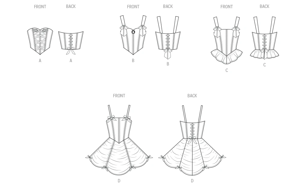McCall's Sewing Pattern Misses' Corsets (PDF) 12 McCall's Sewing Pattern Misses' Corsets (PDF)