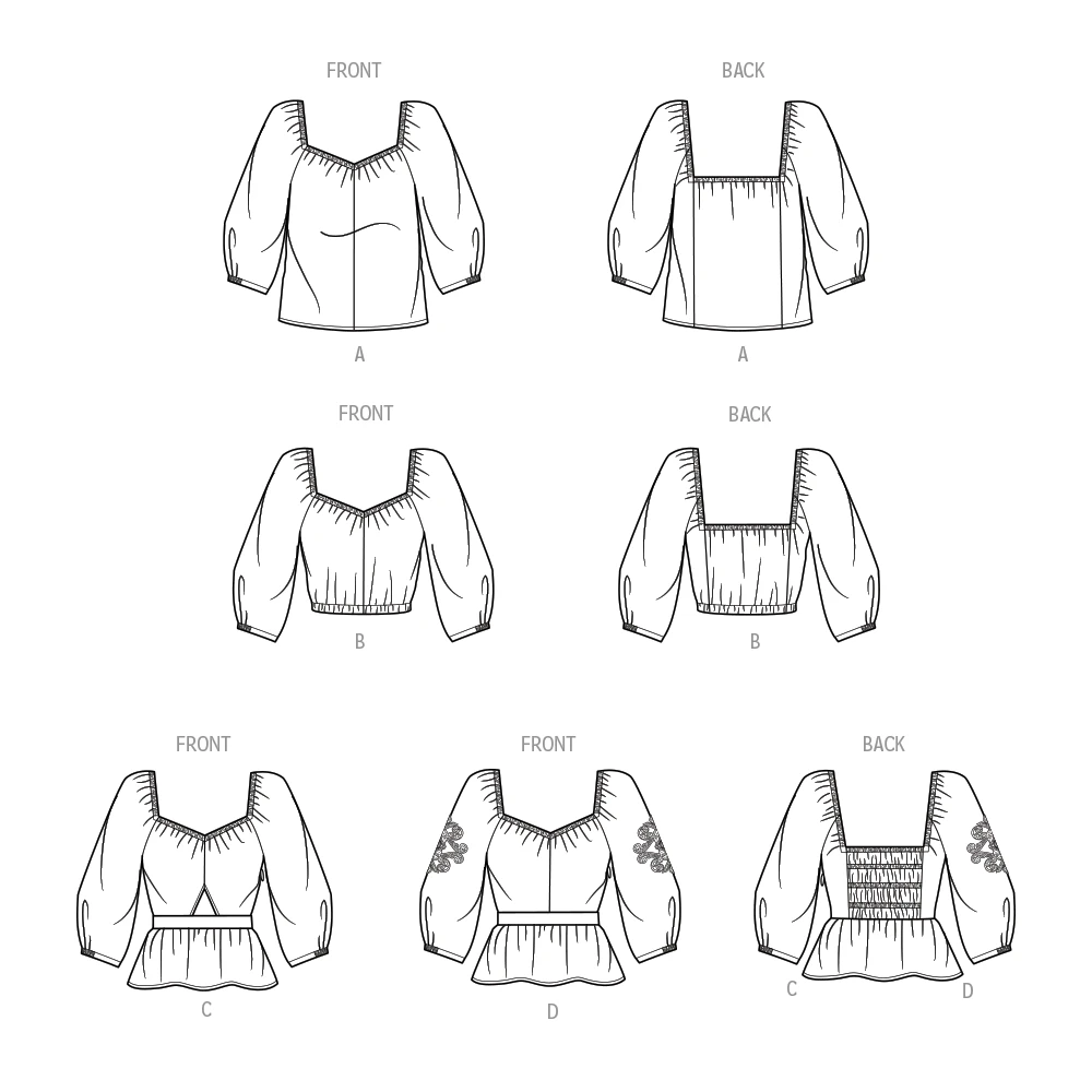 Simplicity Sewing Pattern Misses' Tops (PDF) 10 Simplicity Sewing Pattern Misses' Tops (PDF)