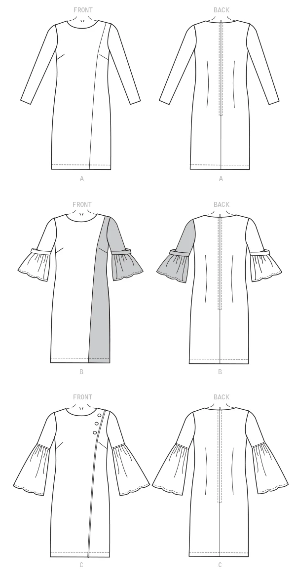 Butterick Sewing Pattern Misses'/ Women's Dress (PDF) 4 Butterick Sewing Pattern Misses'/ Women's Dress (PDF)