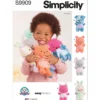 Simplicity Sewing Pattern Plush Animals By Carla Reiss Design