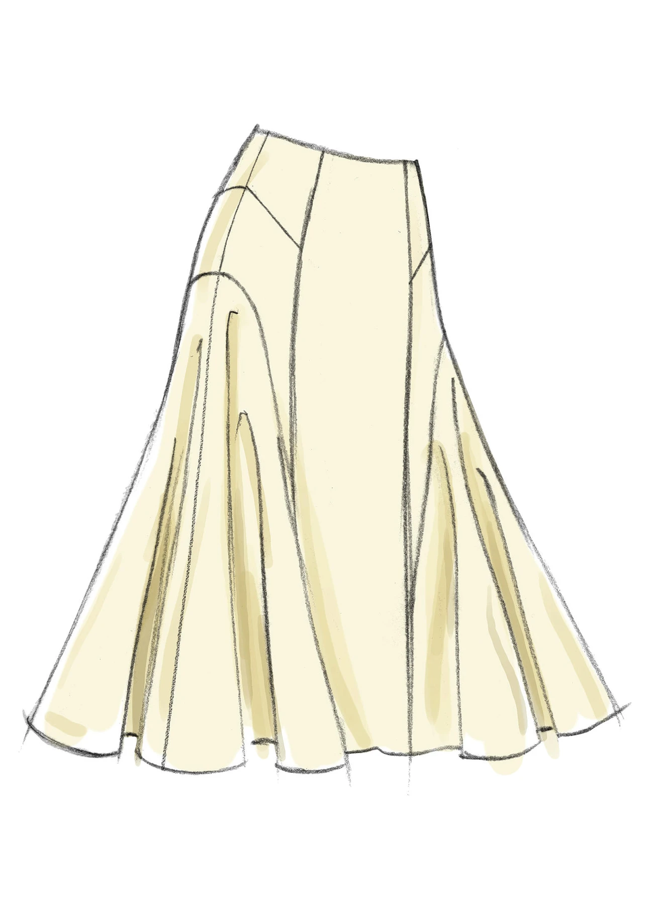Vogue Patterns Misses' Side-Flare or Pencil Skirts 10 Vogue Patterns Misses' Side-Flare or Pencil Skirts