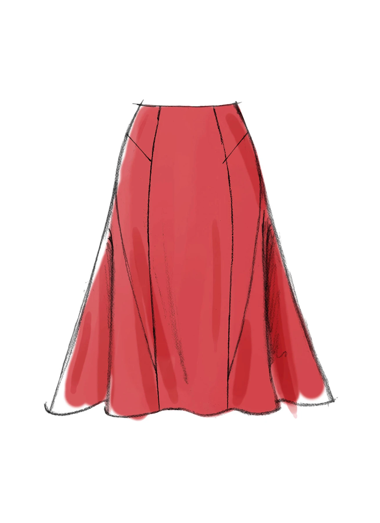Vogue Patterns Misses' Side-Flare or Pencil Skirts 3 Vogue Patterns Misses' Side-Flare or Pencil Skirts