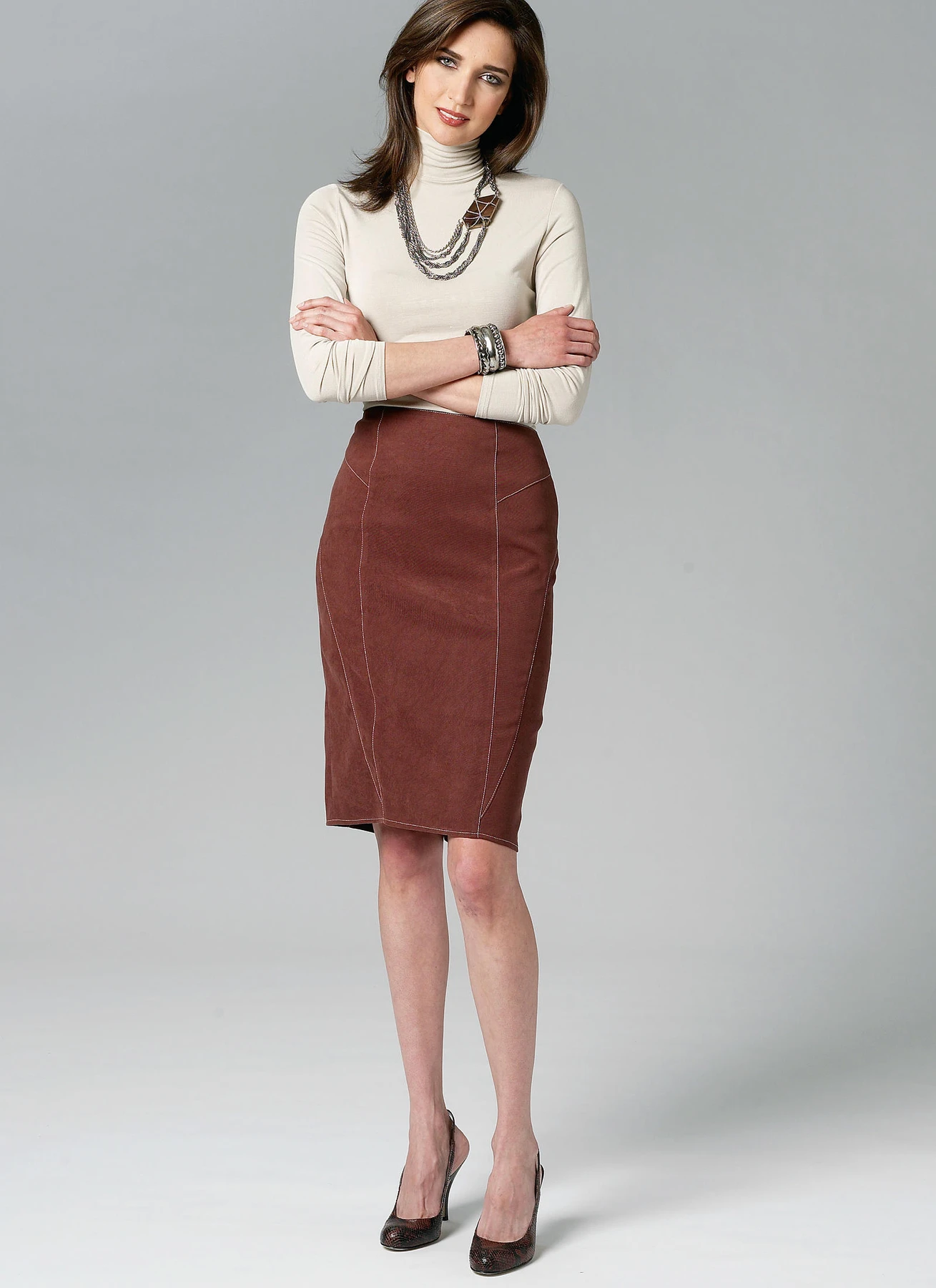 Vogue Patterns Misses' Side-Flare or Pencil Skirts 4 Vogue Patterns Misses' Side-Flare or Pencil Skirts