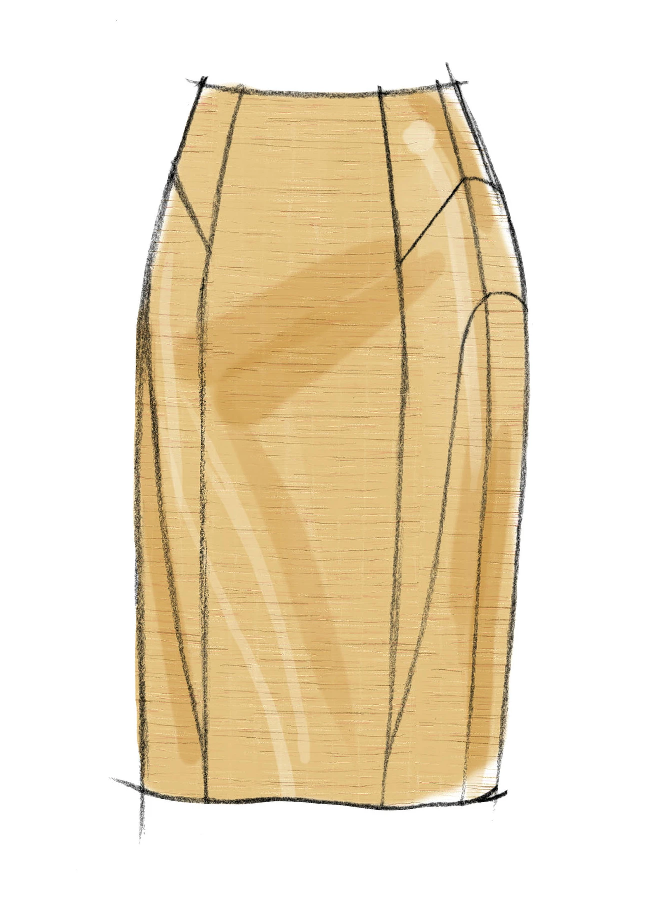 Vogue Patterns Misses' Side-Flare or Pencil Skirts 6 Vogue Patterns Misses' Side-Flare or Pencil Skirts