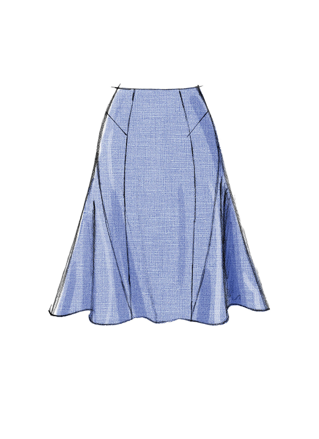 Vogue Patterns Misses' Side-Flare or Pencil Skirts 9 Vogue Patterns Misses' Side-Flare or Pencil Skirts