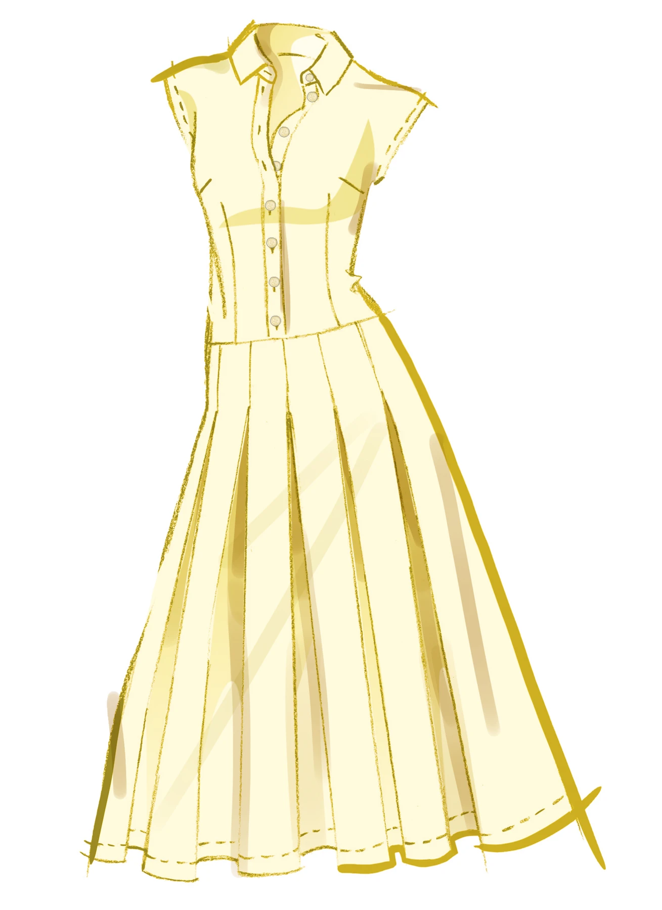 McCall's Sewing Pattern Misses' Dress with Sleeve and Length Variations (PDF) 4 McCall's Sewing Pattern Misses' Dress with Sleeve and Length Variations (PDF)