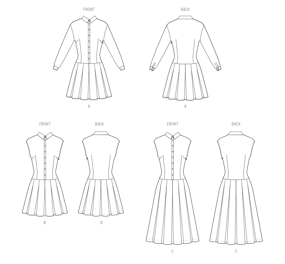 McCall's Sewing Pattern Misses' Dress with Sleeve and Length Variations (PDF) 8 McCall's Sewing Pattern Misses' Dress with Sleeve and Length Variations (PDF)
