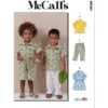 McCall's Sewing Pattern Toddlers' Top, Romper and Pants (PDF)