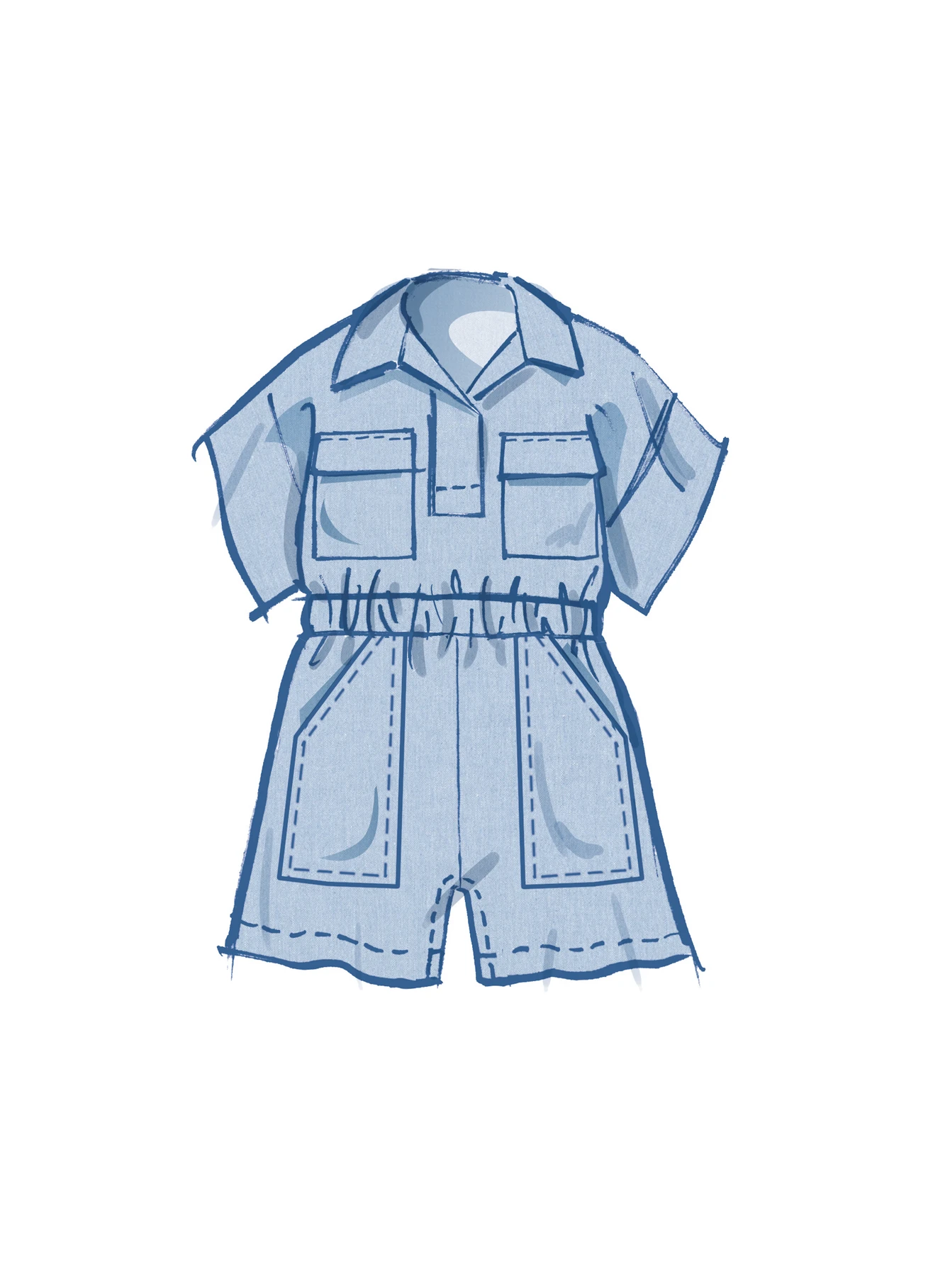 McCall's Sewing Pattern Toddlers' Top, Romper and Pants (PDF) 4 McCall's Sewing Pattern Toddlers' Top, Romper and Pants (PDF)