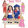 McCall's Sewing Pattern Retro Outfits for 18" Doll (PDF) 12 McCall's Sewing Pattern Retro Outfits for 18" Doll (PDF)