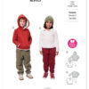 Burda Style Pattern 9185 Children's Sweatshirt