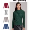 Simplicity Sewing Pattern Misses' Knit Tops