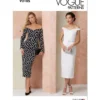 Vogue Patterns Misses' Dress with Petite Lines and Belt 16 Vogue Patterns Misses' Dress with Petite Lines and Belt