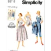 Simplicity Sewing Pattern 1950s Misses' Two-Piece Play Suit in Two Lengths and Skirt (PDF) 17 Simplicity Sewing Pattern 1950s Misses' Two-Piece Play Suit in Two Lengths and Skirt (PDF)