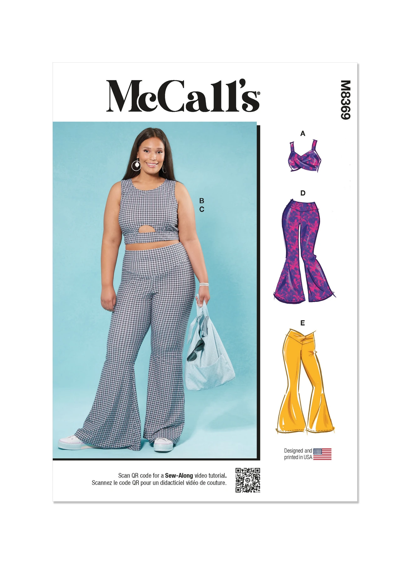 McCall's Sewing Pattern Women's Knit Tops and Pants (PDF) 1 McCall's Sewing Pattern Women's Knit Tops and Pants (PDF)