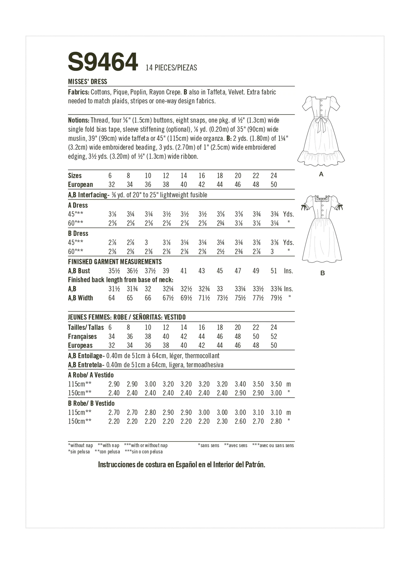 Simplicity Sewing Pattern 1940s Misses' Dress 4 Simplicity Sewing Pattern 1940s Misses' Dress
