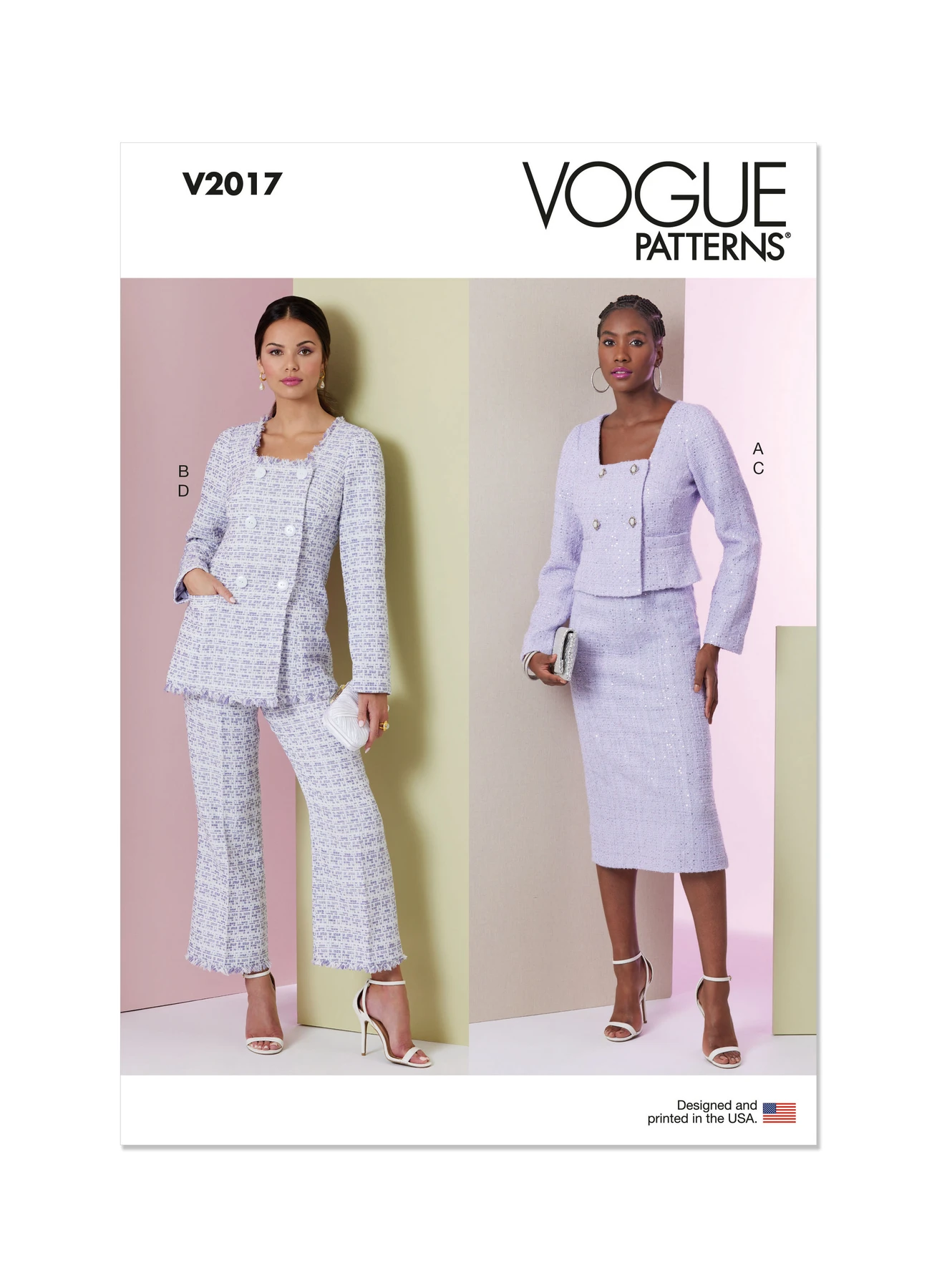Vogue Patterns Misses' Jacket in Two Lengths, Skirt and Pants 1 Vogue Patterns Misses' Jacket in Two Lengths, Skirt and Pants